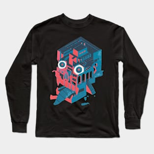 Isometric Skull Long Sleeve T-Shirt